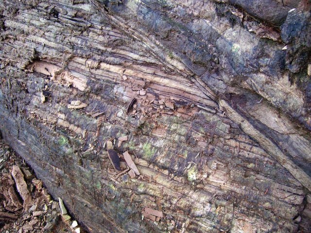 Anthropocene weathering on hillside (c) geograph.org.uk